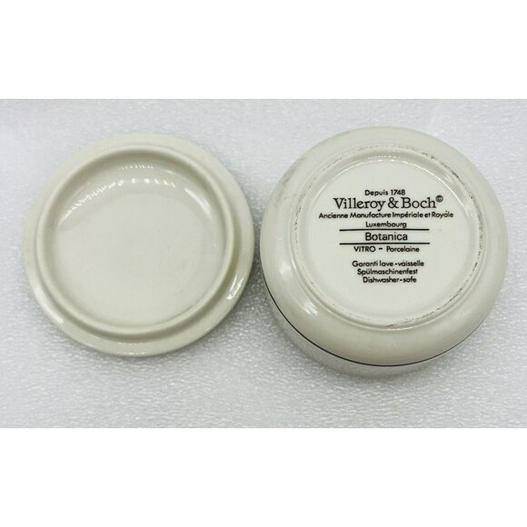 Villeroy Boch Botanica Trinket Box Vaccinium Vitis Idaea Lingonberry 2.5 inch - Picture 6 of 8